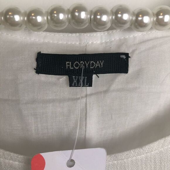 Floryday layered crinkled gauze dress size XXL NWT 08-63 - Picture 5 of 9